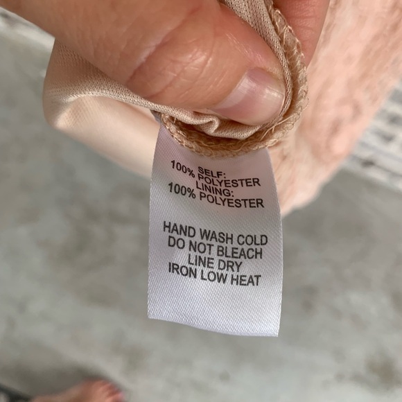 Lulus Delia Blush Pink Lace Strapless Midi Dress - Picture 6 of 8